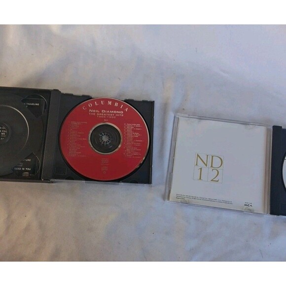 Neil Diamond CD Lot of 2 – His 12 Greatest Hits & The Greatest Hits 1966–1992 (2 - Picture 4 of 4